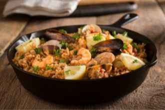 Receta de arroz con carabineros