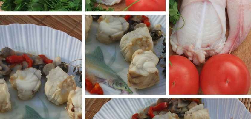 Receta de colas de rape al horno