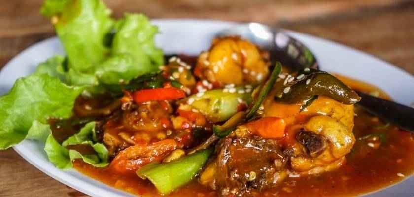 Receta de pollo con salsa de ostras